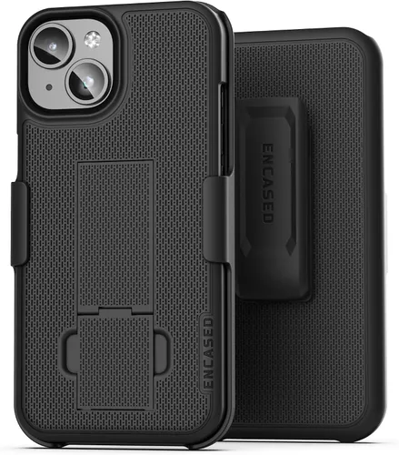 Miniatura 9 de Encased Funda para cinturón iPhone 11 con clip (Serie DuraClip) Funda ultradelgada con funda (Negro)