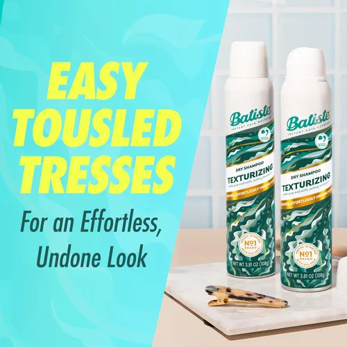 Miniatura 3 de Batiste Champú seco texturizante, refresca y añade agarre y textura para cabello despeinado playero, 3.81 onzas
