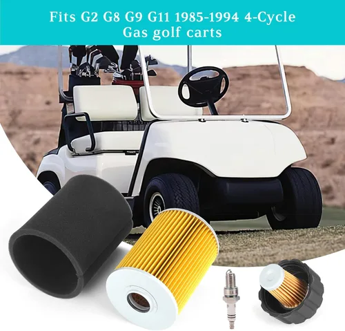 Miniatura 3 de 10L0L Kit de afinación para carrito de golf Yamaha G2 G8 G9 G11 de 4 ciclos a gas 1985-1994, reemplaza J10-14417-00 J38-14450-00, filtro de aire