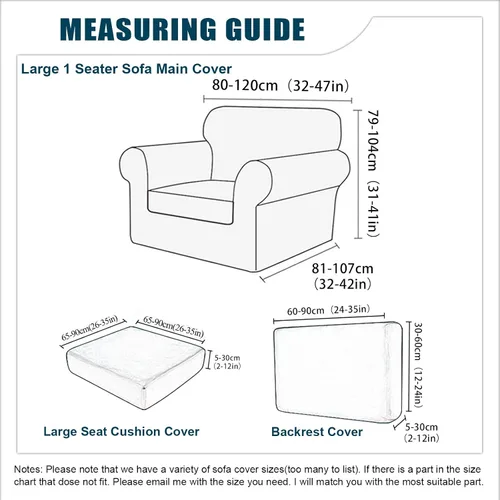 Miniatura 90 de Funda para Sofá de Terciopelo, Fundas Elásticas para Sofá para Funda Principal Separada/Respaldos y Cojines de Asiento, Funda para Sofá, para Fundas