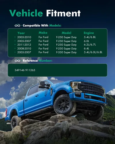 Miniatura 4 de SCITOO Amortiguadores, amortiguadores de gas traseros aptos para 2005 2006 2007 2008 2009 2010 2011 2012 para Ford para F-250 Super Duty, 2005 2006