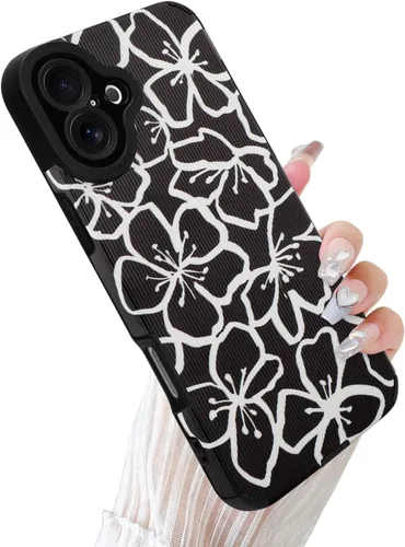Miniatura 37 de Funda Wlxee para iPhone 15 Pro Max con patrón de ola, TPU suave con parachoques, cuero PU, diseño de cebra lindo para mujeres y niñas - Negro Gris