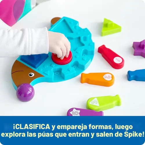 Miniatura 4 de Learning Resources Spike The Fine Motor Hedgehog Puzzle Playmate - 11 piezas, a partir de 18 meses, juego de motricidad fina, reconocimiento