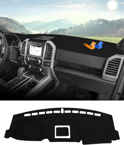 Miniatura 36 de Autorder - Tapete para cubierta de tablero de instrumentos para camioneta Ford F100/F150/F250/F350/Bronco Pickup Truck, 1973-1977 1978 1979