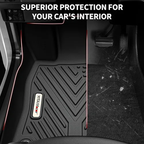 Miniatura 8 de YITAMOTOR Gen2 Alfombrillas de Piso para Chevrolet Equinox/GMC Terrain 2018-2024, TPE Revestimientos de Piso Personalizados para Todo Clima
