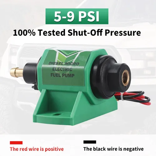 Miniatura 2 de CarBole Bomba de combustible eléctrica universal de 12 V, baja presión, 2-3.5 PSI, bomba diésel de gasolina en línea compatible con carburadores