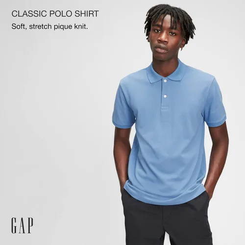 Miniatura 3 de GAP - Camisa tipo Polo de piqué elástico para hombre