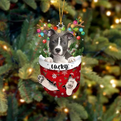 Miniatura 28 de Adorno de Navidad personalizado para perro Airedale Terrier en bolsillo de nieve, adorno para árbol de Navidad, idea de regalo para amantes