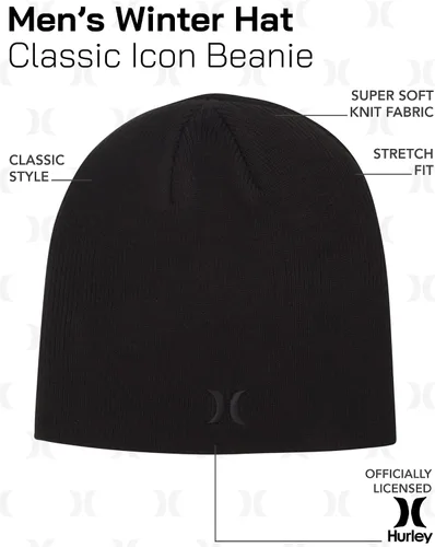 Miniatura 2 de Hurley Men's Winter Hat - Classic Icon Beanie