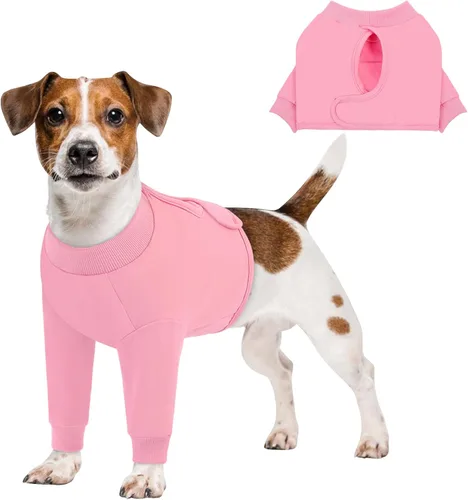 Queenmore Manga de Recuperación para la Pierna Delantera de los Perros, Mangas de Recuperación para Perros, Traje de Recuperación Quirúrgica para