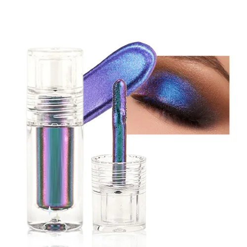 Miniatura 16 de evpct Paleta de maquillaje para sombras de ojos con brillo de camaleón verde bosque, purpurina metálica, efecto duocromático, multicromático