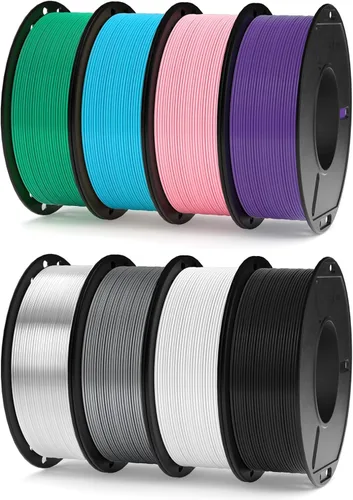Miniatura 29 de ELEGOO Filamento PLA 1.75mm Azul Oscuro & Rojo 2KG, Filamento para Impresora 3D con Precisión Dimensional +/- 0.02mm, Paquete de 2 Carretes de 1kg