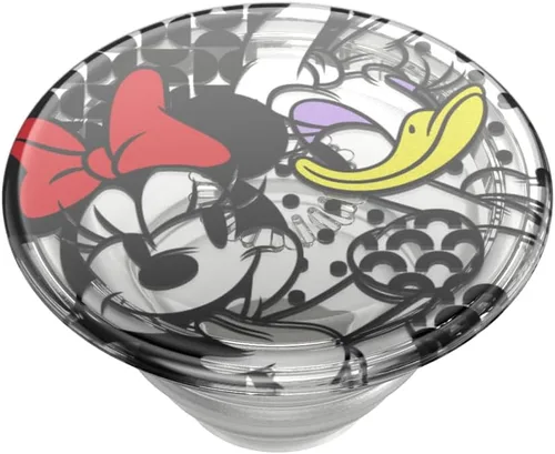 Miniatura 4 de PopSockets Agarre adhesivo para teléfono, soporte, soporte para teléfono, Disney, translúcido Minnie y Daisy 4Ever Minnie & Daisy