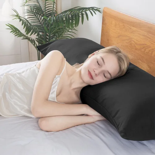 Miniatura 4 de BedTreat Almohada de cuerpo completo con funda extraíble para adultos, almohada corporal suave y esponjosa para personas que duermen de lado