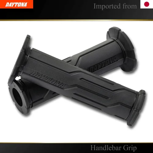 Miniatura 2 de DAYTONA Empuñaduras universales para manillar de motocicleta de 7/8 pulgadas para paseos largos y cómodos con estilo (geométrico) (negro)