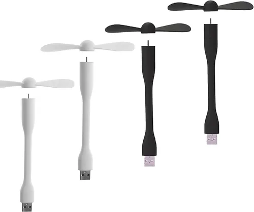 Mini ventilador USB, ventilador de bolsillo portátil alimentado por USB-A, enfriador pequeño, funcionamiento silencioso, para el hogar, oficina,