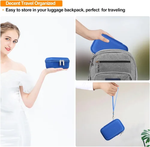 Miniatura 6 de Elonbo KODAK - Funda de transporte para cámara digital KODAK PIXPRO WPZ2, bolsa de viaje dura KODAK WPZ2, resistente al agua, a prueba de golpes