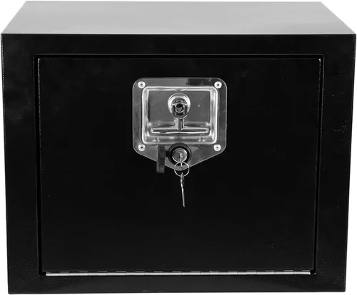 Miniatura 18 de Caja de herramientas de acero para debajo del cuerpo del camión, organizador de caja de herramientas de 18 x 12 x 14 con cerradura y llaves