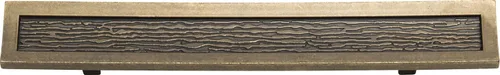 Miniatura 5 de Atlas Homewares 269-CM Chic Collection 128 Tirador primitivo rectangular central, acabado champán