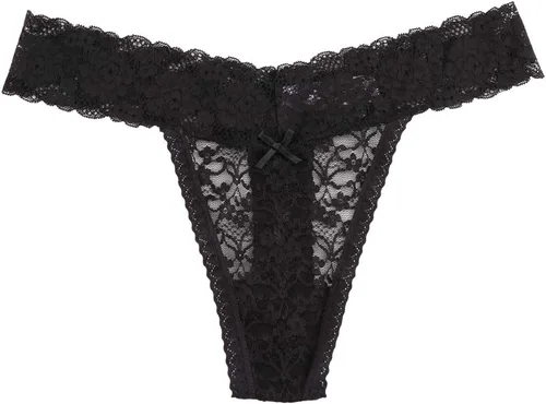 Miniatura 6 de Tangas de encaje sexy para mujer, ropa interior atrevida, paquete de 5
