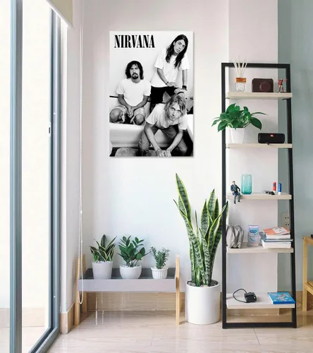 Miniatura 4 de POSTER STOP ONLINE Nirvana - Póster de música (B&W - Kurt, Krist & Dave) (tamaño 24 x 36)
