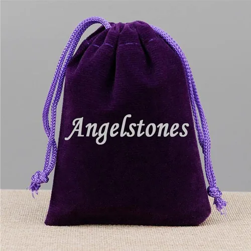 Miniatura 6 de Angelstones Collar con colgante de piedras preciosas naturales, collares de cristal curativo chapados en oro de 14 quilates para mujer