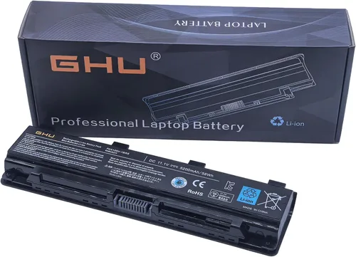 GHU PA5109U-1BRS - Batería de repuesto para portátil Toshiba Satellite C855 C855D L855 L875 P855 P875 S855 S875 C55-A, PA5110U PA5108U PABAS271