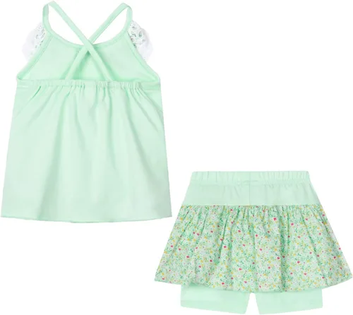 Miniatura 67 de LittleSpring Conjunto de verano para niñas con camiseta sin mangas y pantalones cortos florales