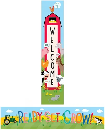 Creative Teaching Press Amigos de la granja Bienvenidos Bannner (10239)