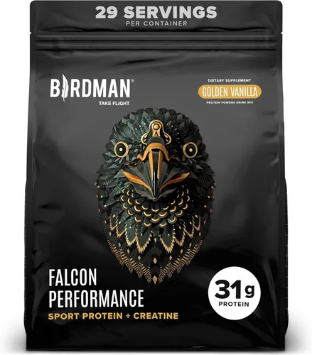 Miniatura 8 de BIRDMAN Falcon Performance - Proteína vegana en polvo, 31 g de proteína, 5 g de creatina, 5 g de BCAA, probióticos, electrolitos, pre-entrenamiento