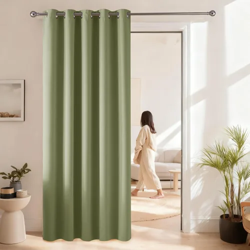 Miniatura 36 de RYB HOME - Cortinas opacas para patio - Cortinas con ojales sólidos, paneles de ventana grandes, eficiencia energética, cortinas de privacidad