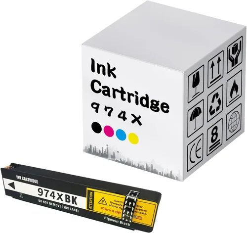 Cartuchos de tinta 974X 974X 974 remanufacturados de alto rendimiento 974X 974 para cartuchos de tinta 974X para impresora HP Pagewide 352DW MFP