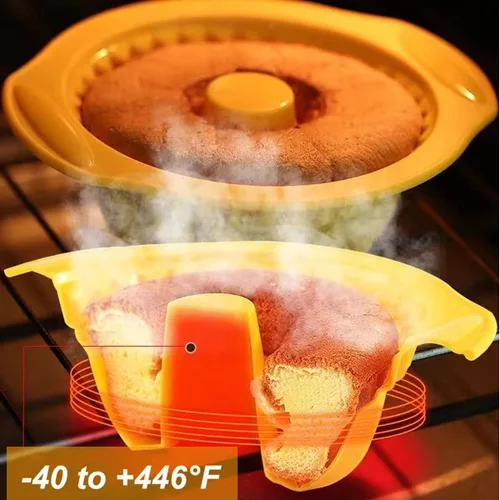 Miniatura 3 de Acidea Juego de utensilios de silicona antiadherente, 7 piezas de molde para hornear, económico, sin BPA, resistente al calor, kit de herramientas