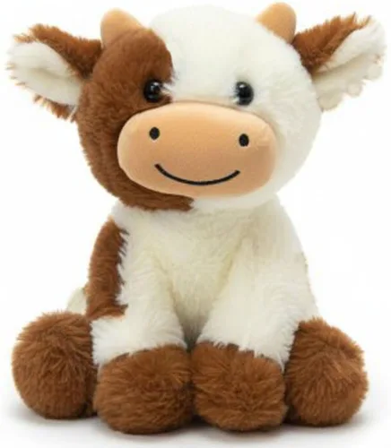 Miniatura 11 de Animales de peluche de vaca de peluche suave linda muñeca de vaca para niños y niñas 11.8 pulgadas (zuo NIU fense 11.8 in)