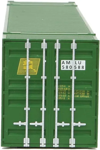 Miniatura 4 de Walthers SceneMaster HO Modelo a escala de Alaska Marine Lines (verde, amarillo) 53' Singamas Corrugado Side Container