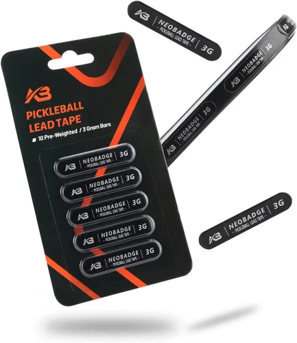 Cinta de plomo para pickleball Neobadge - Cinta adhesiva de alta calidad - Diseñada específicamente para palas de pickleball - Construir el momento