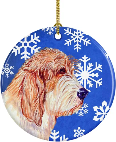 Miniatura 58 de Caroline's Treasures Cavalier Spaniel - Adorno de cerámica para colgar en el árbol de Navidad, para el hogar, Navidad, fiestas, regalo, 3 pulgadas
