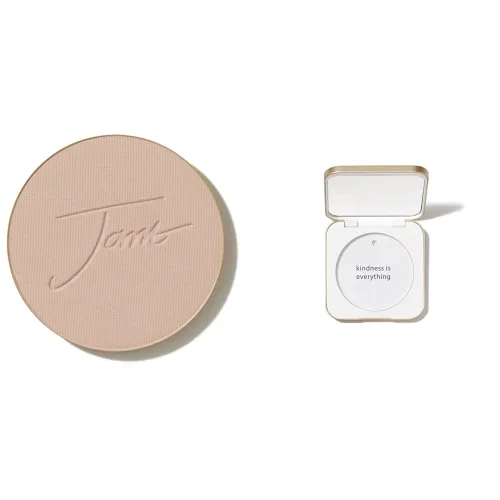 Miniatura 22 de Jane Iredale PurePressed Base Polvo Mineral de Maquillaje de Repuesto o Juego de Compacto Rellenable Polvo Prensado Semi Mate con SPF Sin Talco