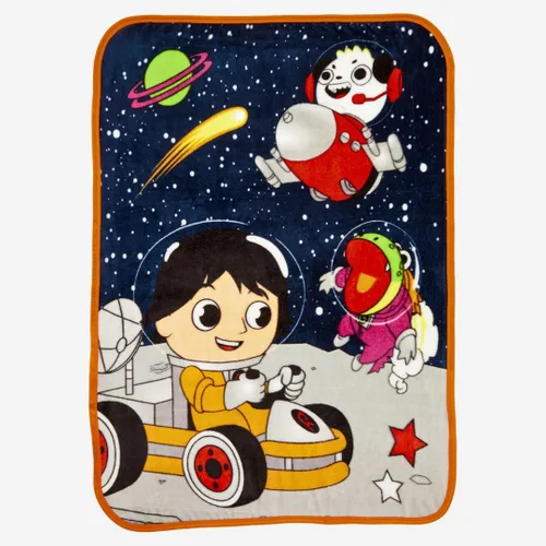 Ryan's World - Ropa de cama para niños, manta de seda supersuave al tacto, 40 x 50 pulgadas, (producto oficial con licencia) Franco
