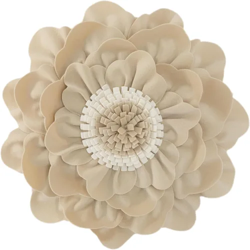 Miniatura 18 de JWH Funda de Almohada con Flores en Relieve Decorativa Floral Cojín Redondo Hecho a Mano para Casa Cama Sofá, 14 Pulgadas, Gris Morado