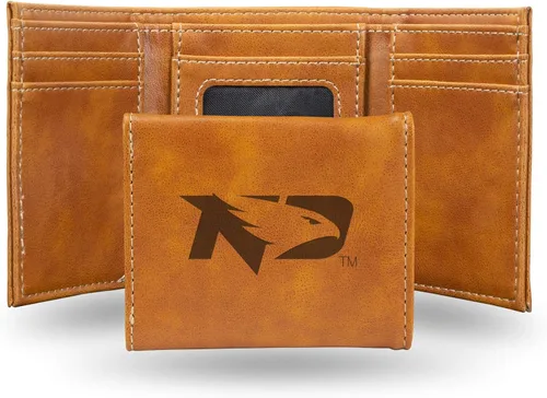 Miniatura 67 de NCAA Rico Industries - Billetera triple grabada con láser, con grabado láser, accesorio para hombre