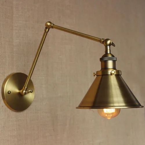 Miniatura 7 de Lámparas para Pared De Sala Retro Al Aire Libre Jardín Lámpara de Pared Industrial Hierro Dormitorio Iluminación Interior Estudio Pasillo Entrada