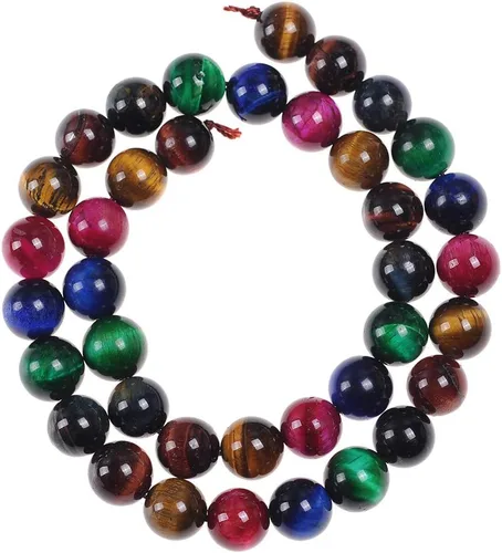 Miniatura 10 de Cuentas de apatita para hacer joyas 0.236 in Cuentas redondas de piedra para pulseras piedra de jaspe natural 60pcs/Strand