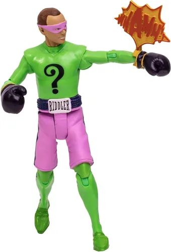 Miniatura 4 de McFarlane Toys DC Batman 1966 Serie de TV The Riddler Figura de acción [Boxeo]