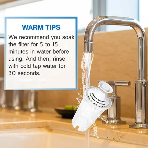Miniatura 3 de Hiwater Repuesto para filtros Brita, jarras, dispensadores, filtro de agua certificado NSF 42, compatible con Brita Classic OB03, Mavea 107007