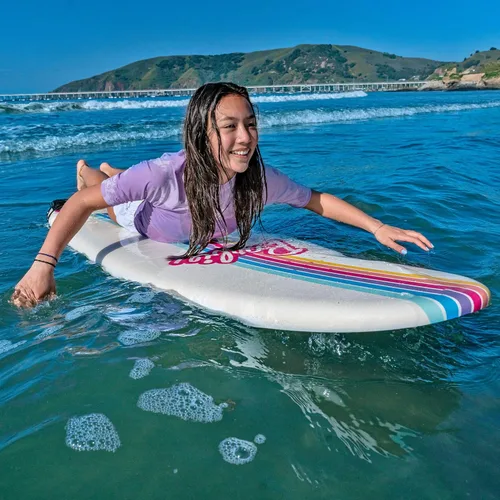 Miniatura 2 de Barbie™ Signature - Tabla de surf de 8 pies de Wavestorm Cubierta superior gráfica con parte inferior lisa de alta densidad para niños y adultos