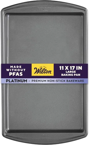 Miniatura 4 de Wilton Platinum Premium Antiadherente Hoja para Hornear de 10 x 15 Pulgadas, Hecha sin PFAs, El Embalaje Puede Variar