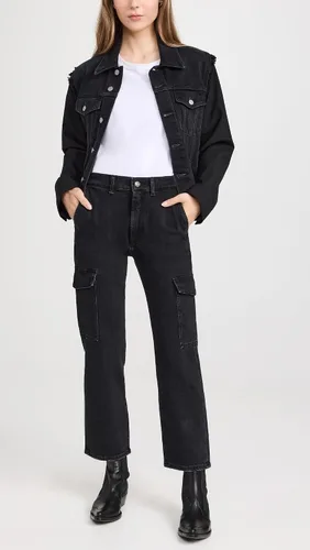Miniatura 5 de 7 For All Mankind Women's Logan Cargo Jean Pants in Collide