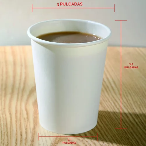 Miniatura 7 de 100 tazas de café caliente desechables Park - Vasos de papel a granel de 8 onzas, tazas desechables