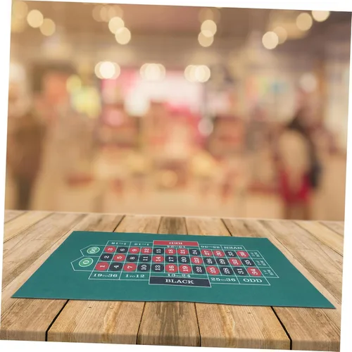 Miniatura 5 de Unomor Cómodo fieltro Poker Table Mat Poker Game Rug Desk Top Pad para póker y juegos de cartas